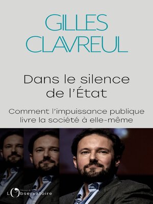 cover image of Dans le silence de l'État. Comment l'impuissance publique livre la société à elle-même